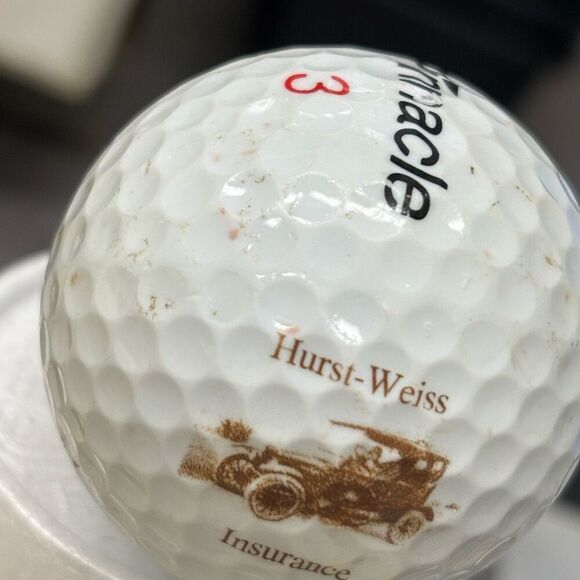 Hurst-Weiss Insurance Pinnacle Gold LS Golf Ball - Picture 2 of 6